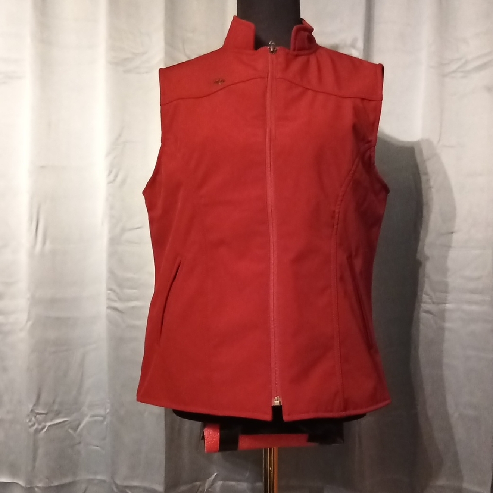 Elegant Red Women's Vest